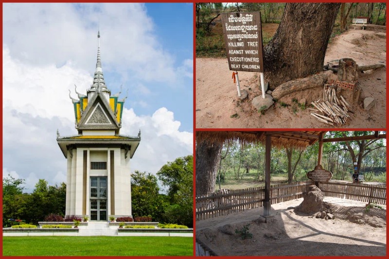 “Killing Fields” of Choeung-Ek in Phnom Penh, Cambodia